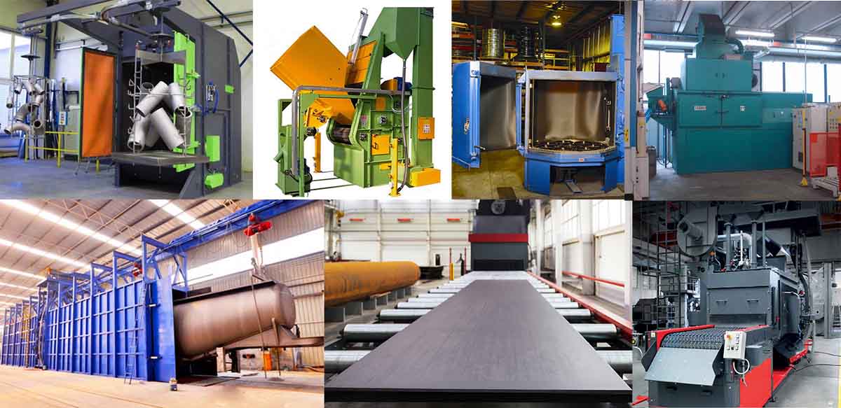 types of wheelblasting machines